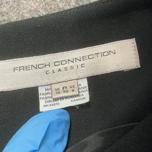 French Connection Elegant Black Mini Dress - Picture 5 of 6